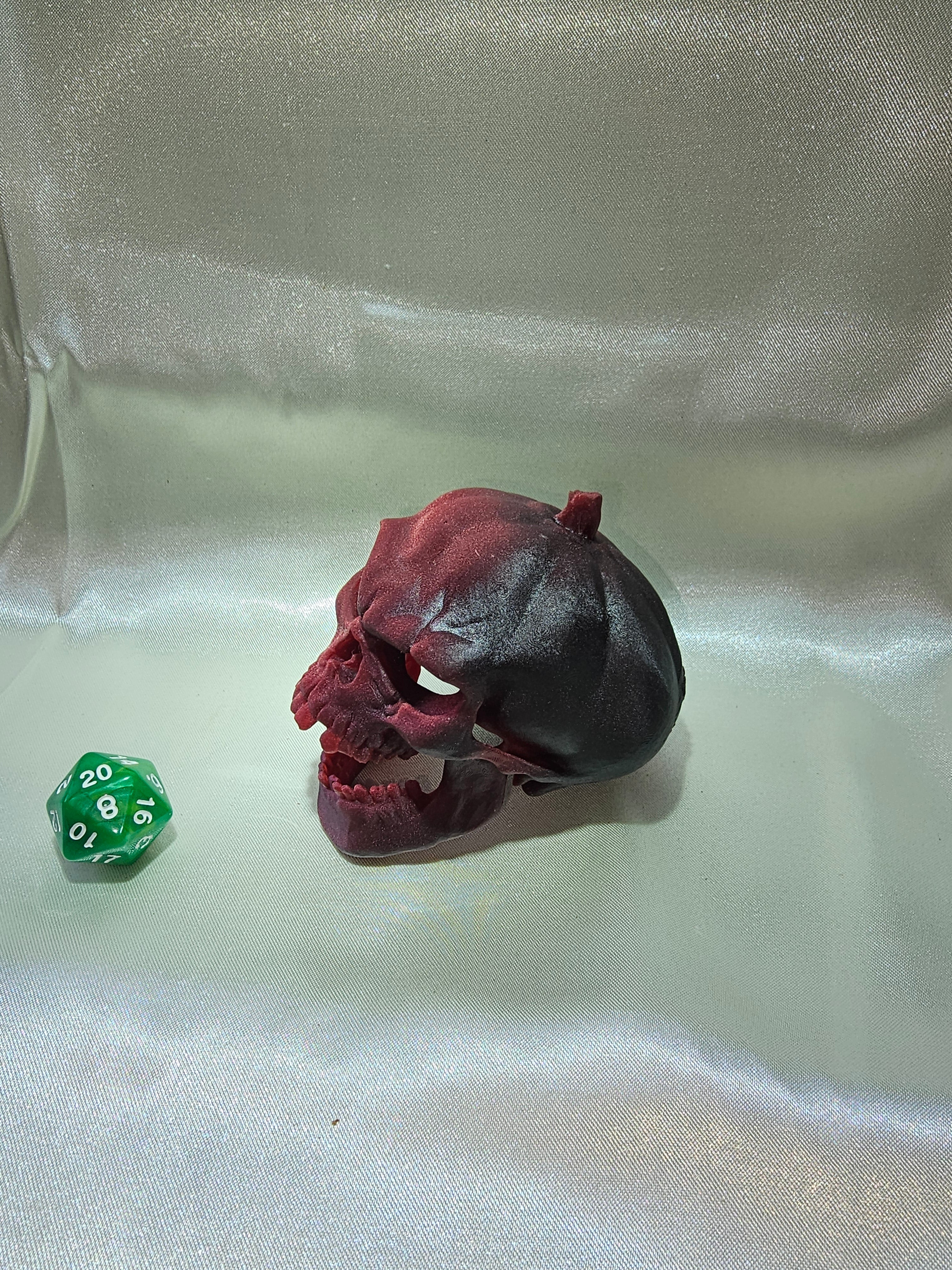 Pumpkin Skull Decoration (Resin Printed)