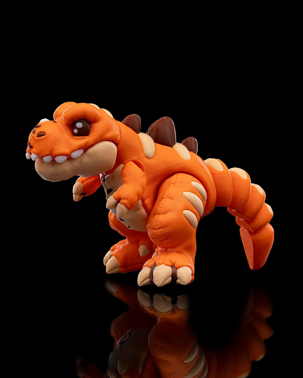 Stuffed T-rex (3D printed)
