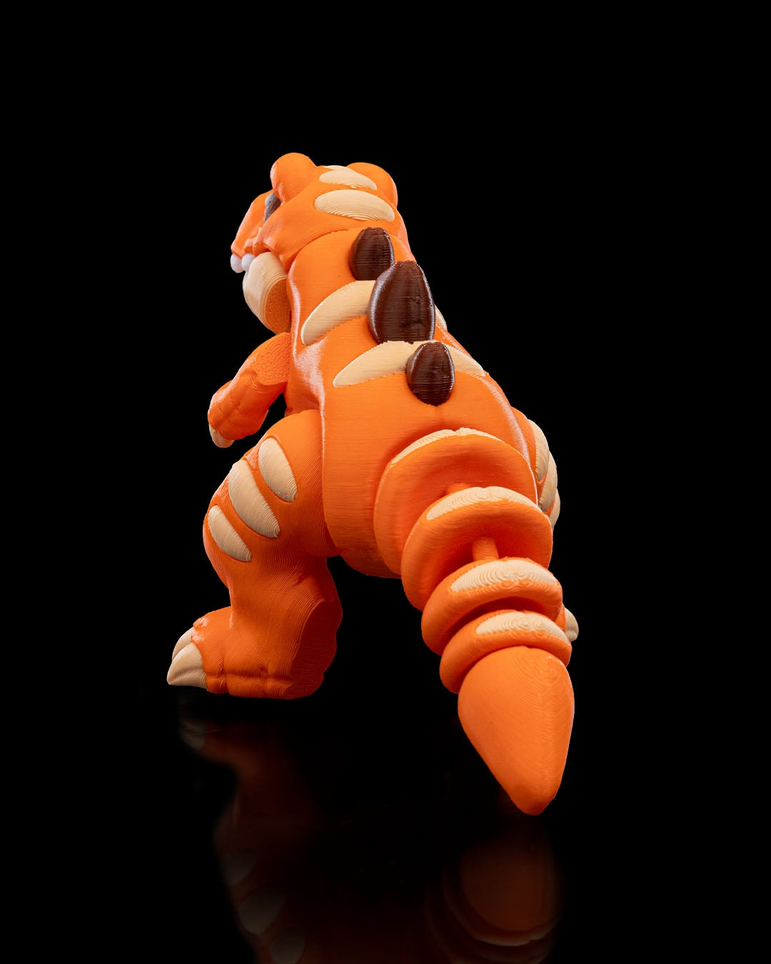 Stuffed T-rex (3D printed)