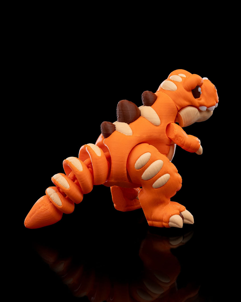 Stuffed T-rex (3D printed)