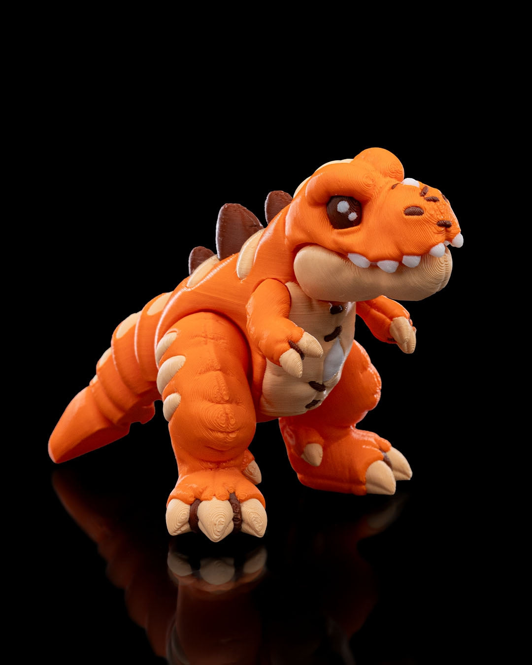 Stuffed T-rex (3D printed)