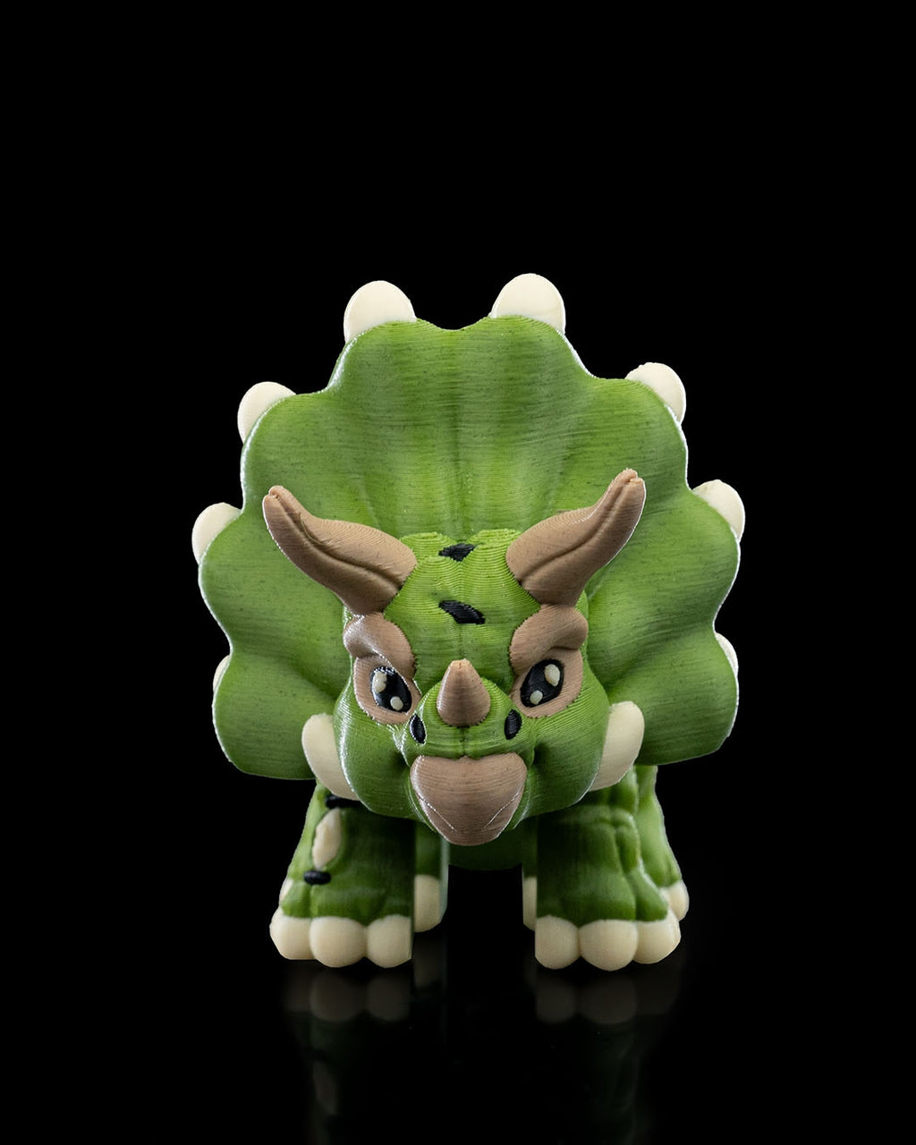 Stuffed Triceratops (3D printed)