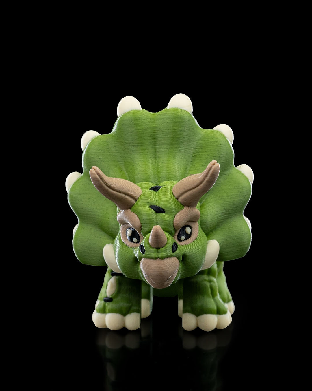 Stuffed Triceratops (3D printed)