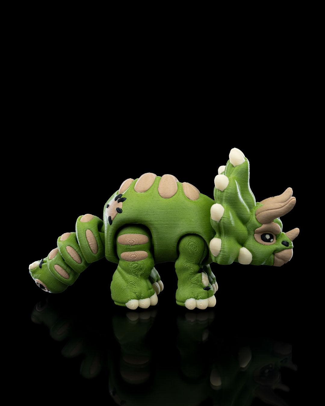 Stuffed Triceratops (3D printed)