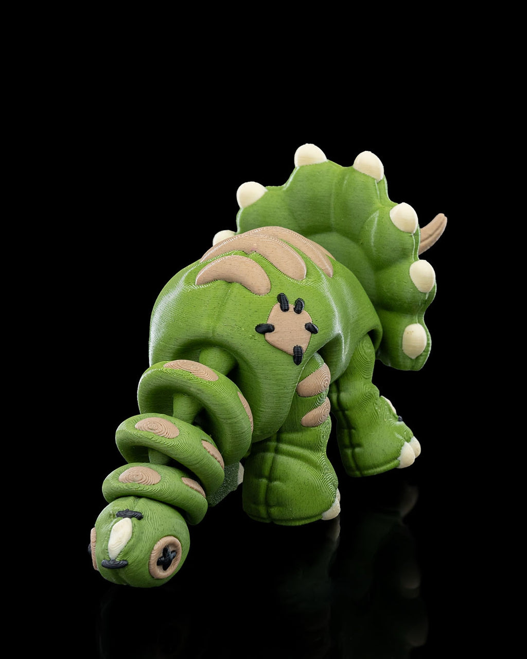 Stuffed Triceratops (3D printed)