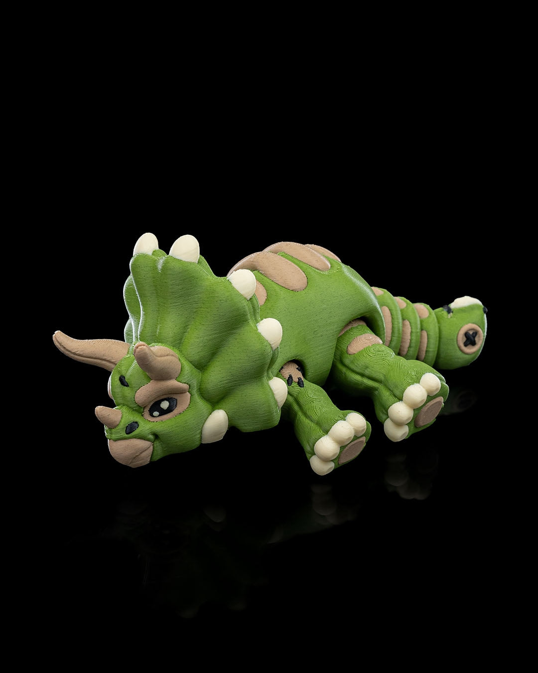 Stuffed Triceratops (3D printed)