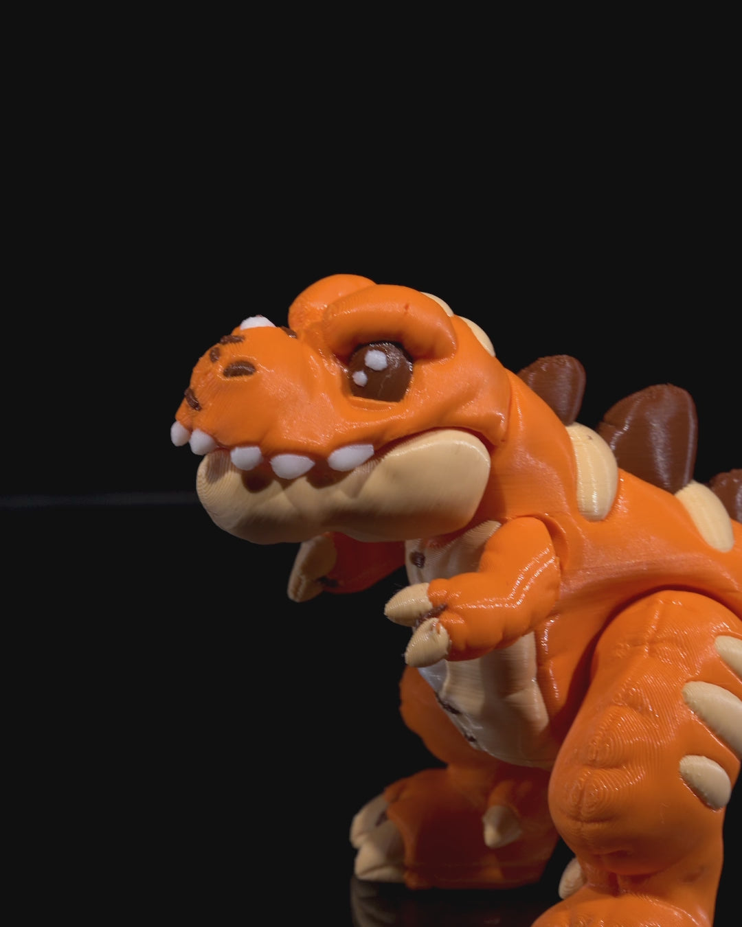 Stuffed T-rex (3D printed)